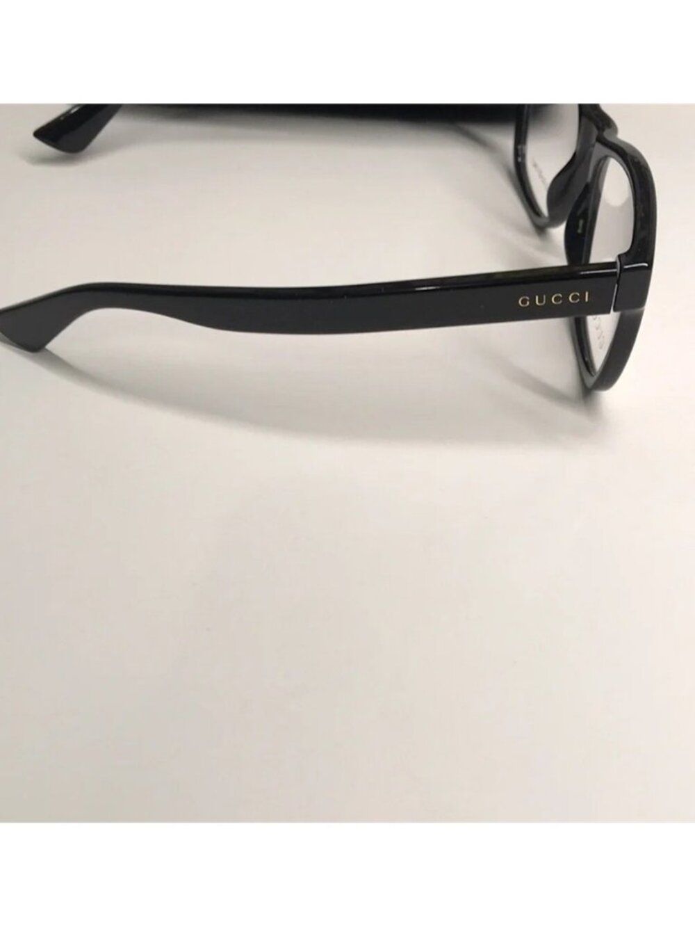Luxury New Authentic Gucci GG1344O 005 Black Square Eyeglasses - Picture 11 of 14